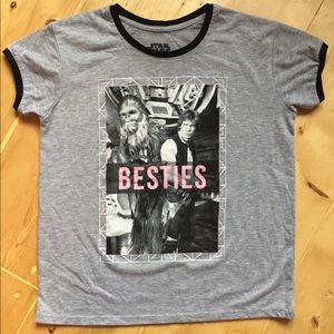 Star Wars Kids Large Grey T-Shirt